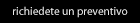 richiedete un preventivo